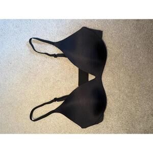 NWOT Skims Wireless Form Push Up Plunge Bra Color ONYX size 34B